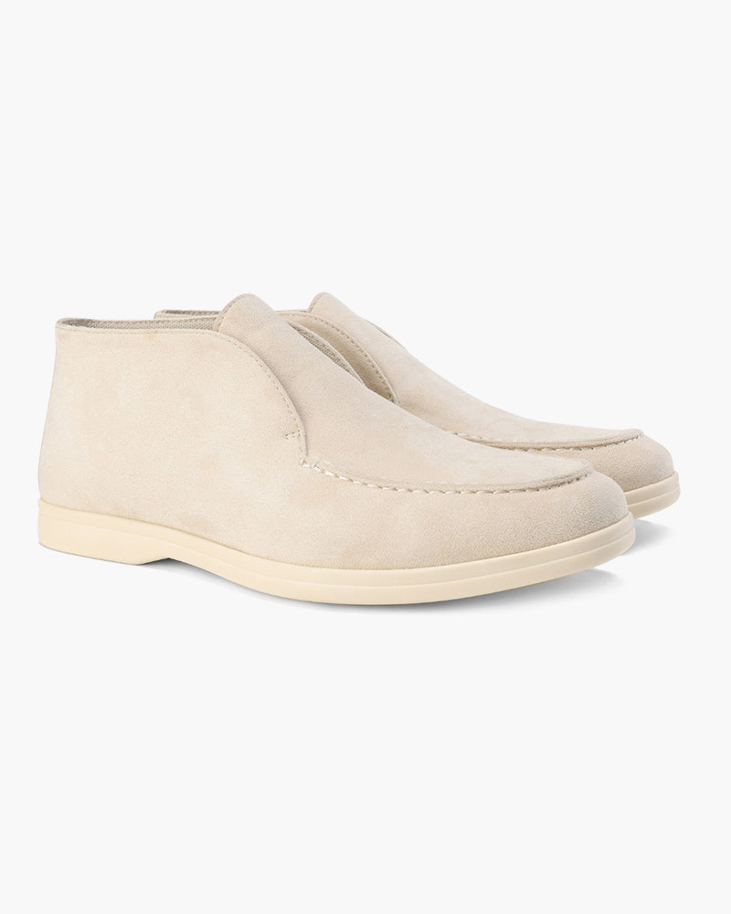 Men’s High Loafers | Soft Suede Finish | Refined Stitching | Leather Insole Comfort