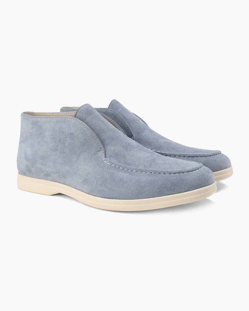 Men’s High Loafers | Soft Suede Finish | Refined Stitching | Leather Insole Comfort