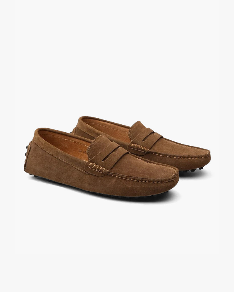 Men’s Driver Loafers | Soft Suede Finish | Flexible Rubber Sole | Timeless Style