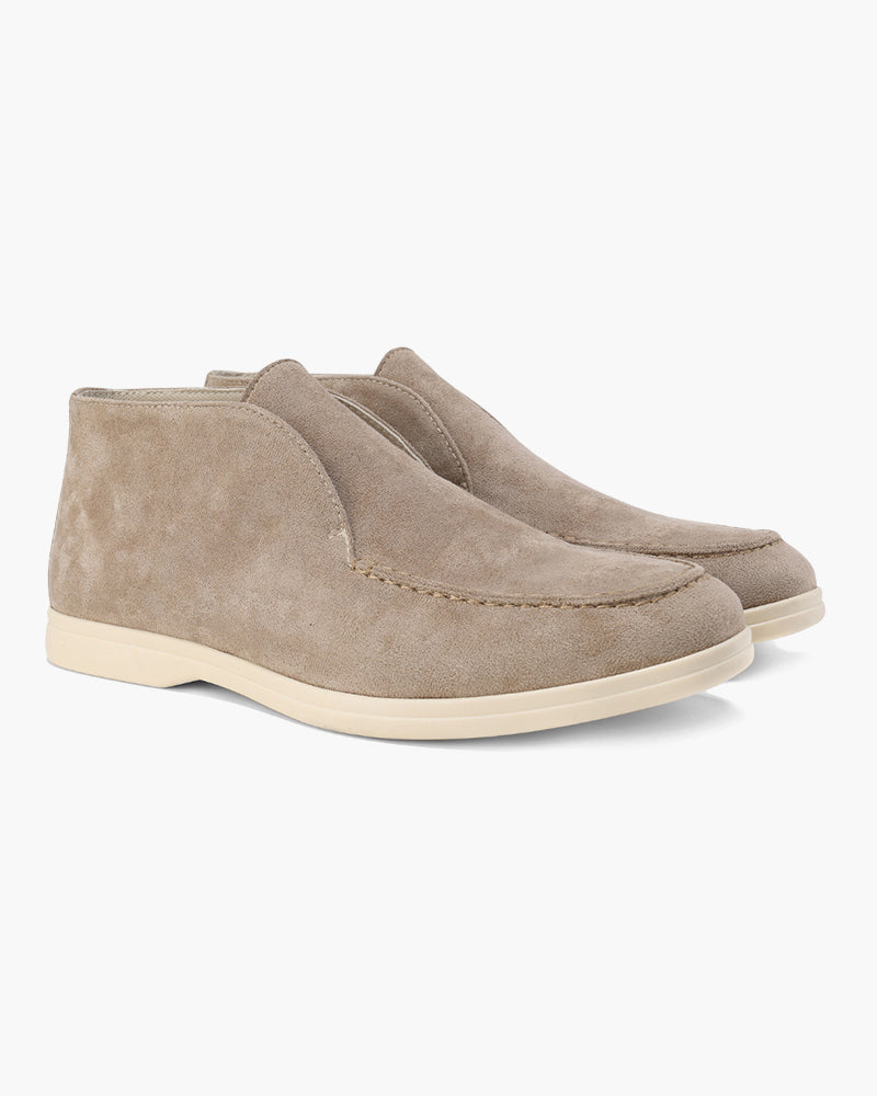 Men’s High Loafers | Soft Suede Finish | Refined Stitching | Leather Insole Comfort