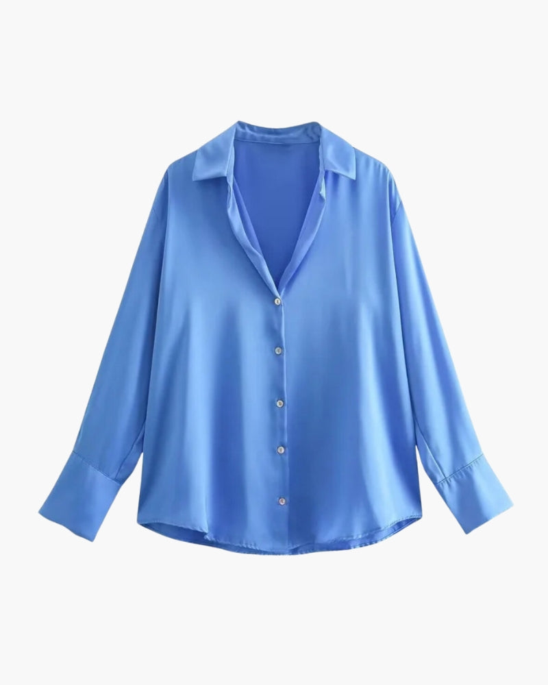 Women’s Shirt | Classic Chic | Relaxed Oversized Fit | Versatile Everyday Style