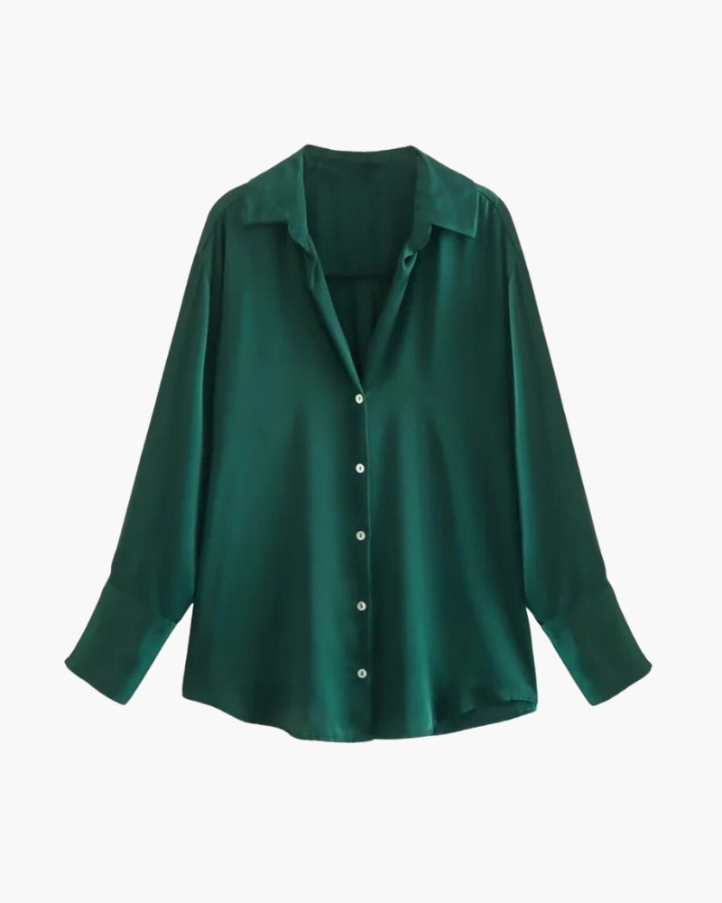 Women’s Shirt | Classic Chic | Relaxed Oversized Fit | Versatile Everyday Style