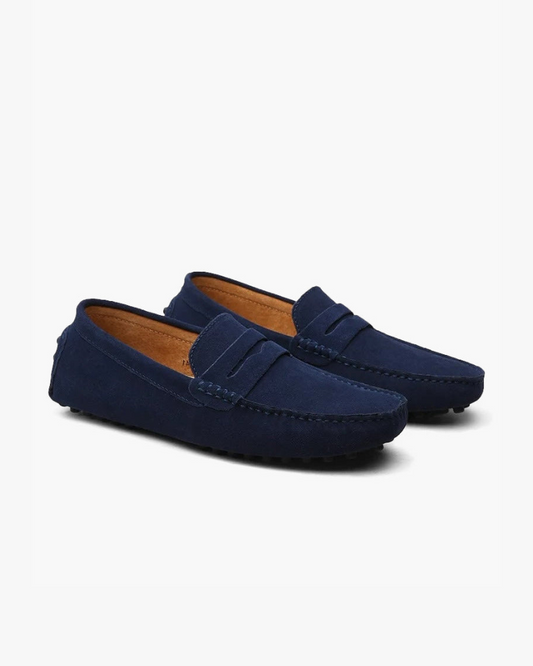 Men’s Driver Loafers | Soft Suede Finish | Flexible Rubber Sole | Timeless Style
