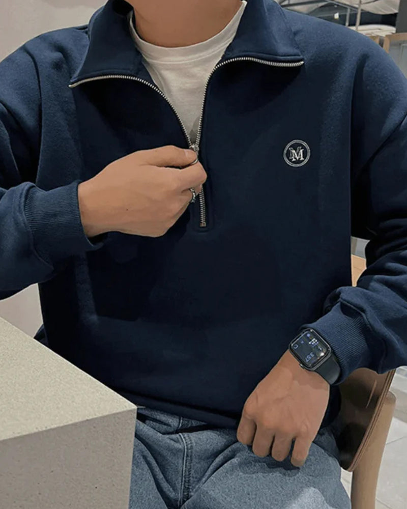 Men’s Zip-Up Jacket | Organic Cotton | Timeless Design | Everyday Comfort