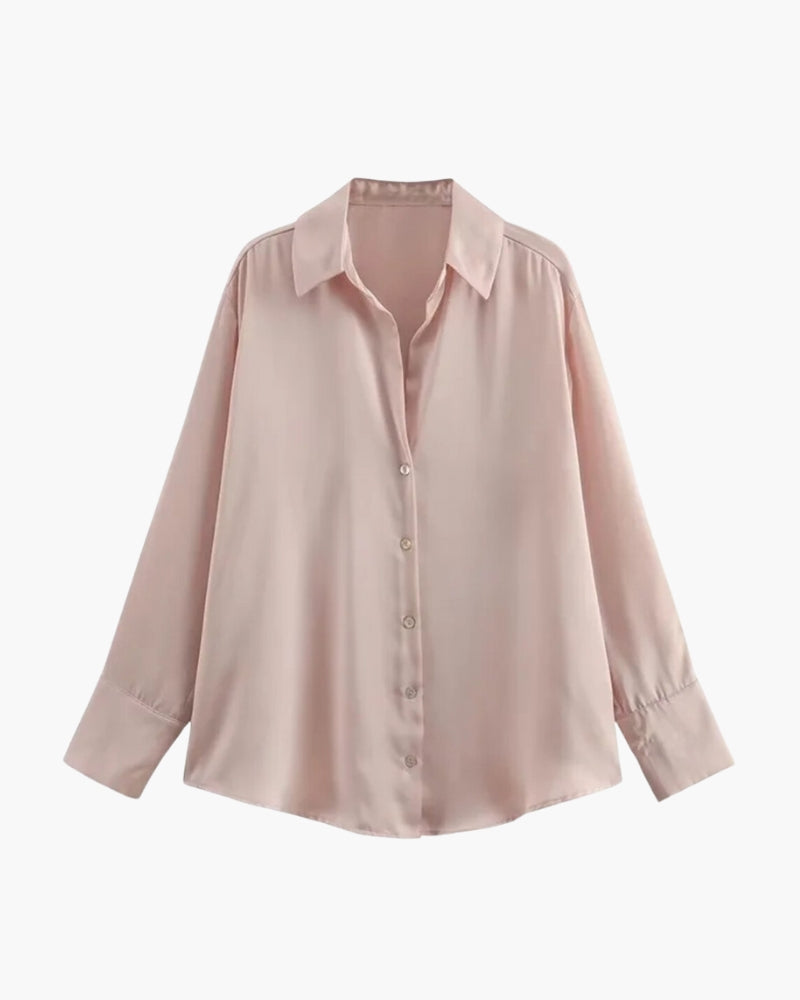 Women’s Shirt | Classic Chic | Relaxed Oversized Fit | Versatile Everyday Style